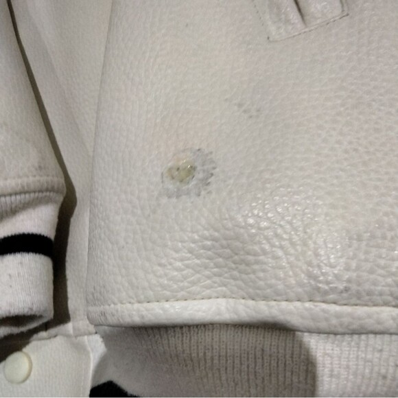 GiveMeFace Men's 2X Leather Jacket Heavy Vegan Leather G Block Rollin' Deep - Picture 6 of 8